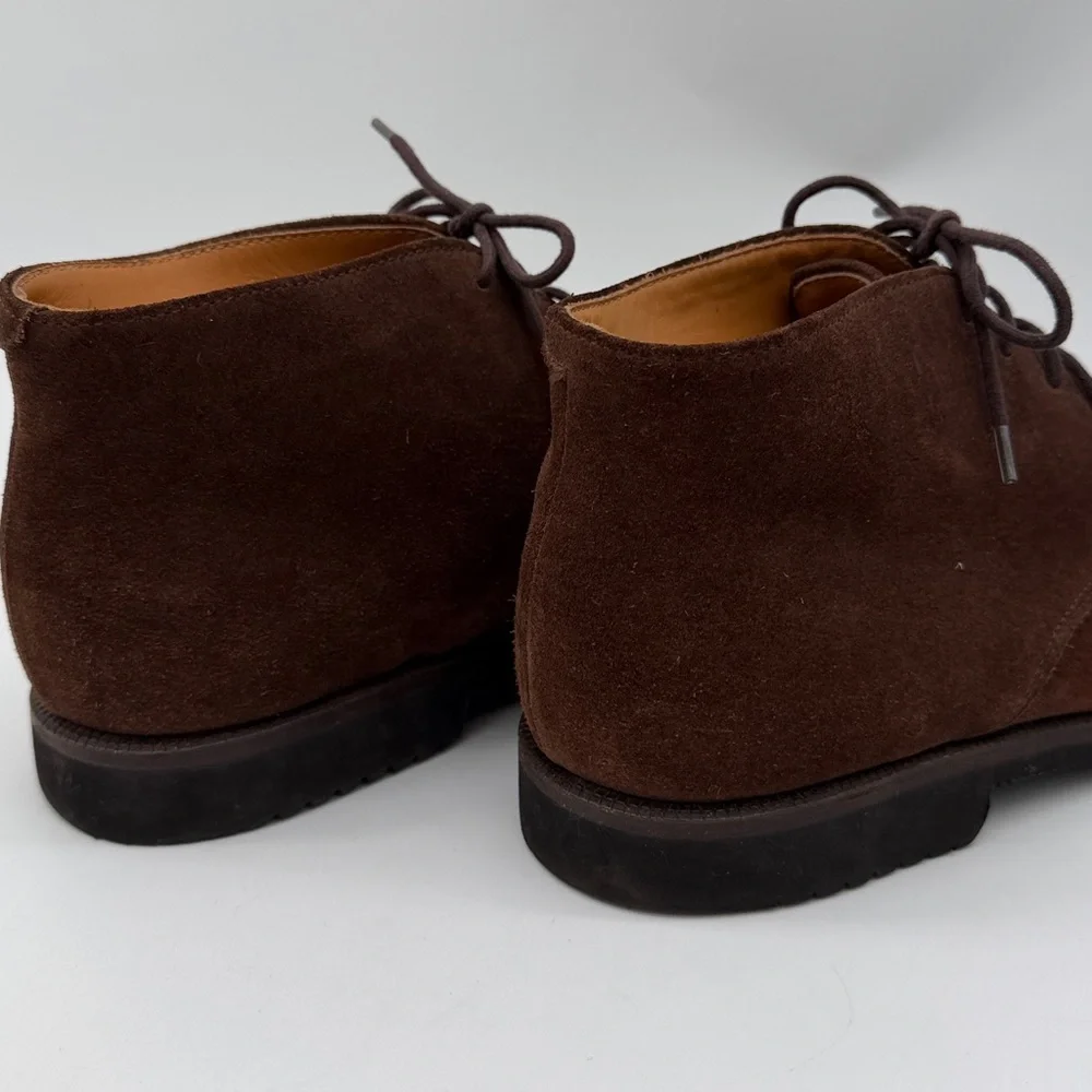 Cole Haan Roundhill Grand Waterproof Chukka Boots Brown Suede Men's Size 11D